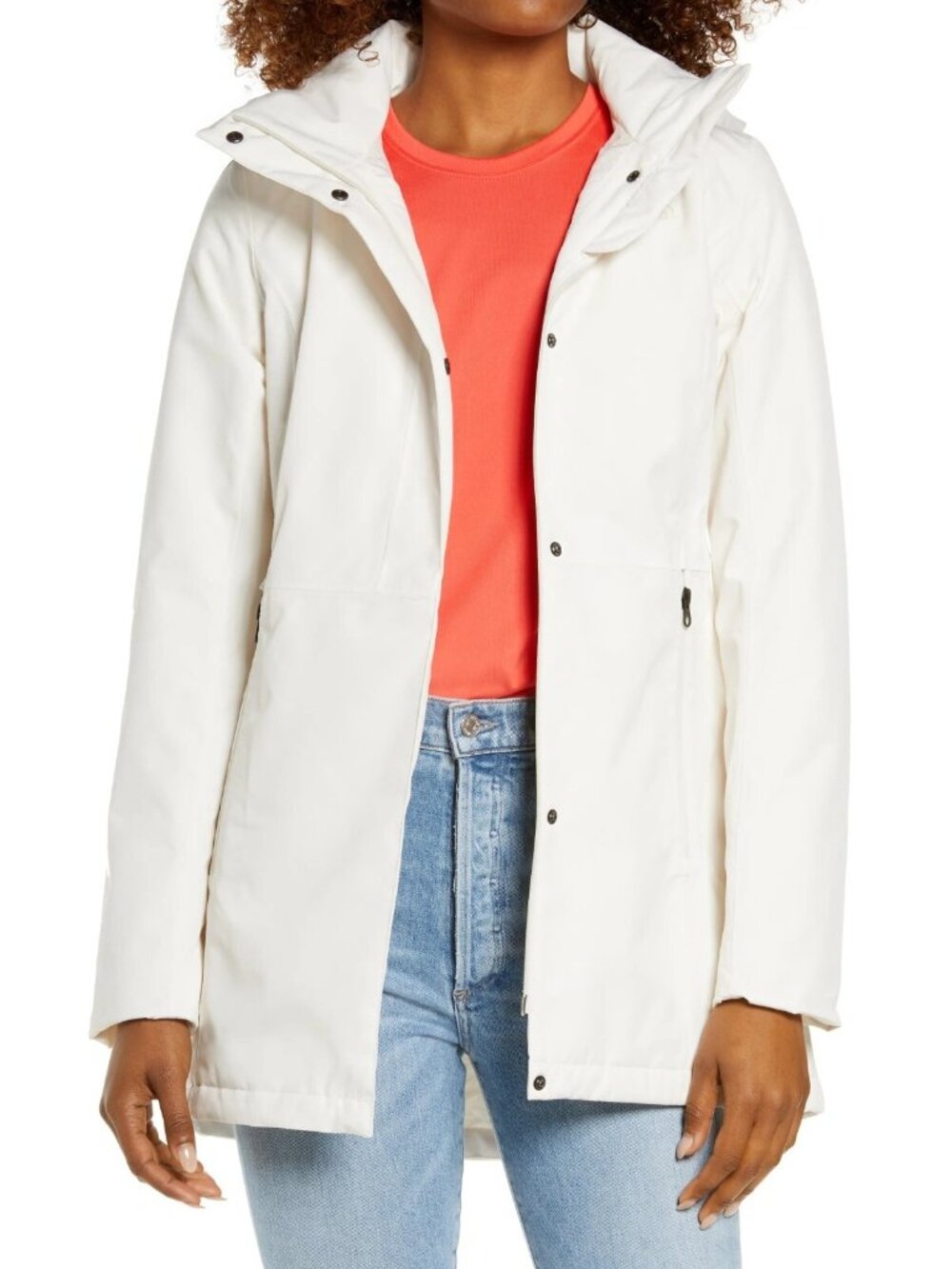 The North Face Insulated Ancha Parka II Women's Waterproof Jacket White Size S